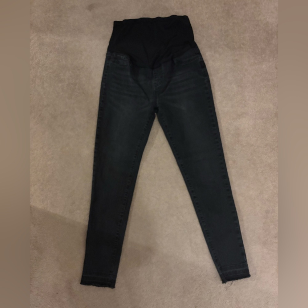 SHEIN Classic Black Maternity Skinny Jeans - Picture 1 of 8